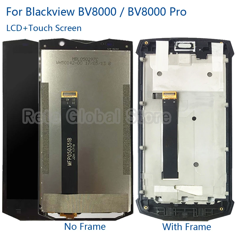 

100% tested For Blackview BV8000 BV8000 Pro LCD Display touch screen digitizer accessories For Blackview BV8000 LCD repair parts