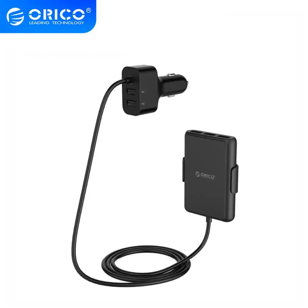 Автомобильное зарядное устройство ORICO QC3.0 с 5 портами универсальное быстрое USB 52