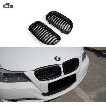 

Front bumper air intake grilles For BMW 3 Series 318i 320i 325i 2009 - 2012 E90 LCI ABS Matte Black Grille 2pcs/set grill
