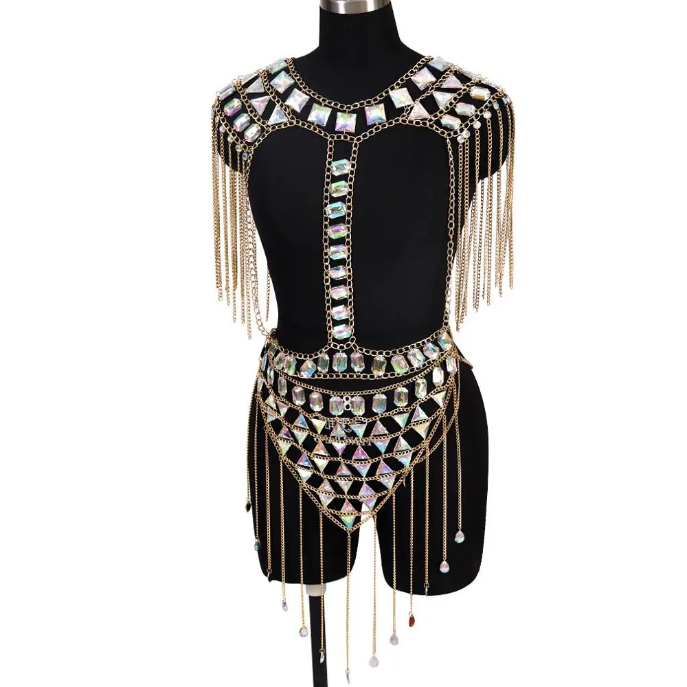 Body Chain Harness Shoulder Epaulette 