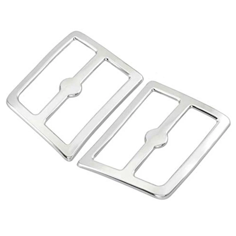 

Motorcycle Abs Chrome Oil Fuel Tank Trim Rear Speaker Grille Cover Decorations for Honda Gold Wing Gl1800 2001-2011 (Pack 2)