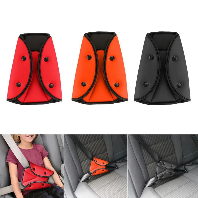 Universal Car Safe Seat Belt Cover Soft Adjustable Children Safety Fixer Triangle Anti-ledge For Child Neck Protection | Автомобили и