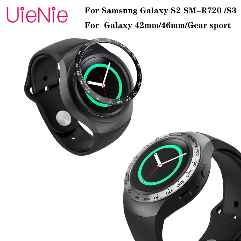 

Smart Watch Cover For Samsung Galaxy S2/S3 Metal Ring Adhesive Cover watch Accessories Anti Scratch For Samsung Gear 46mm/42mm