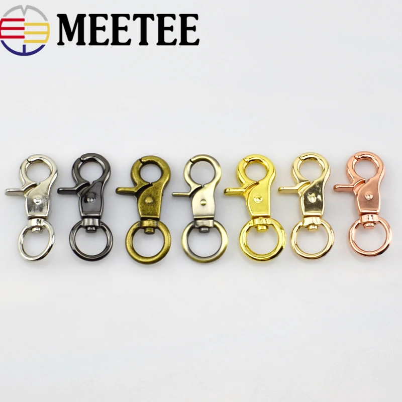 4pc/10pcs Metal Bag Buckle Key Ring Lobster Clasps Swivel Trigger Clips Snap Buckles Hooks for Bags DIY Connection Accessories|bag buckle|hook bucklemetal buckle - AliExpress