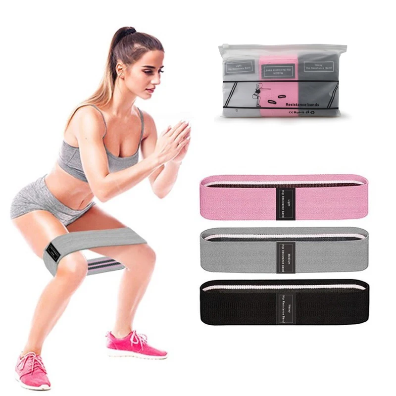 Set de bandas de resistencia para hacer ejercicio, cintas de goma elásticas expansoras para fitness, entrenamiento en casa, equipo de 3 piezas