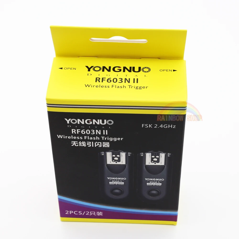 Светодиодная лампа для видеосъемки Yongnuo RF603 II N1 Беспроводной вспышка триггера