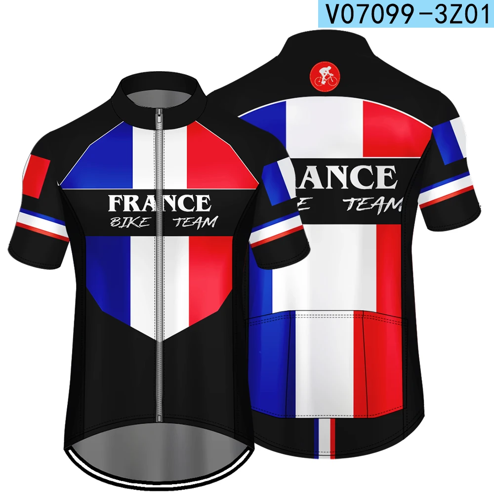 WAMNI, Мужская футболка для велоспорта, летние топы, Харадзюку, сборная, гоночная, Ropa ciclismo, короткий рукав, велосипедная футболка - Цвет: V07099-3Z01