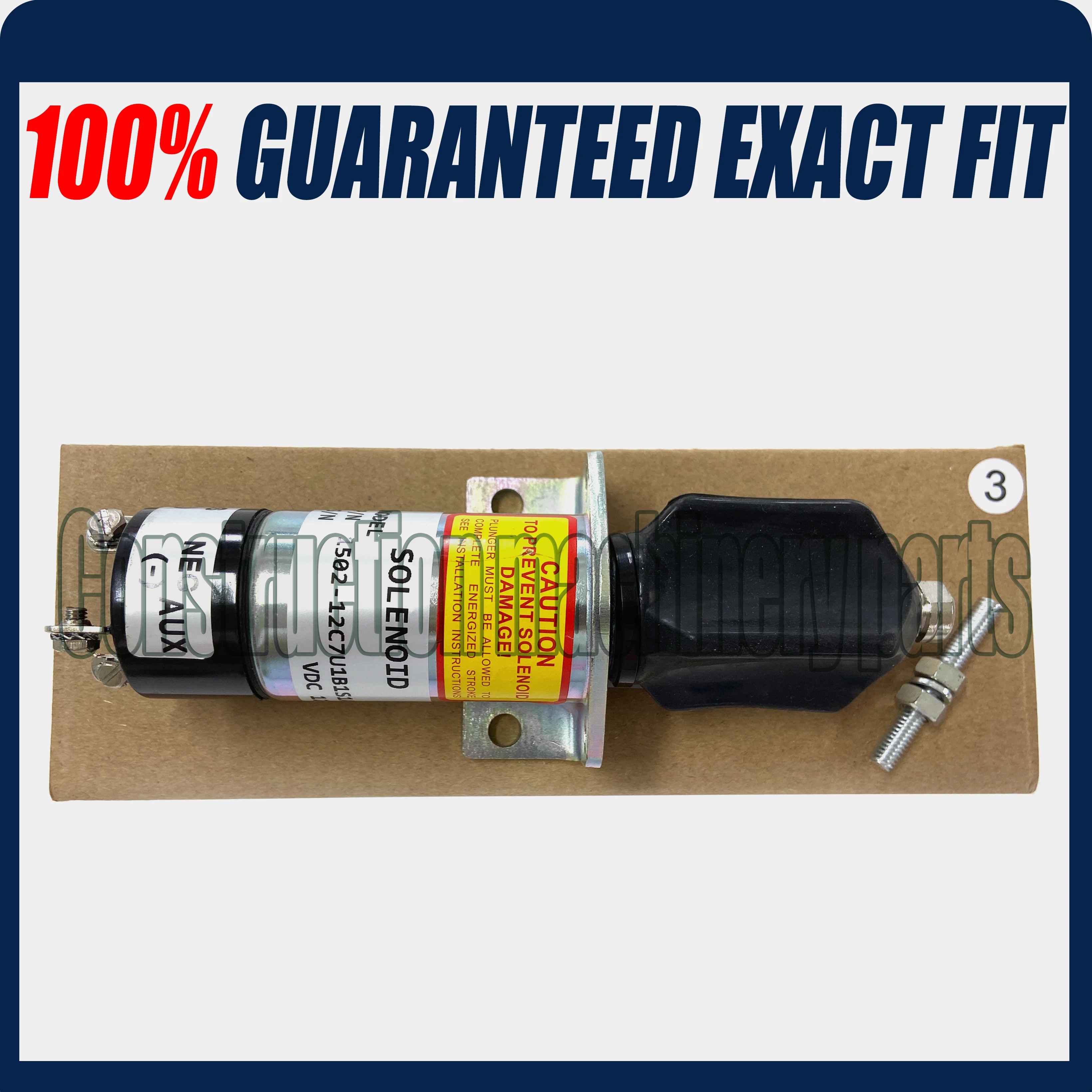 Соленоид стопа Woodward 1502-12C7U1B1S1A 1500-2085 12VDC (3 клеммы) | Обустройство дома