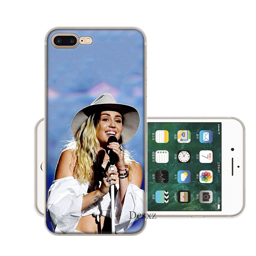 Чехол для мобильного телефона tpu для iPhone 11 Pro X XS Max iPhone XR 6 6S 7 8 Plus 5 5S SE чехол Miley Cyrus - Цвет: 5