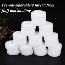 2Pcs Kruissteek Pure Wax Katoen Leer Ambachten Werken Bijenwas Voorkomen Borduurgaren Knopen Pluis