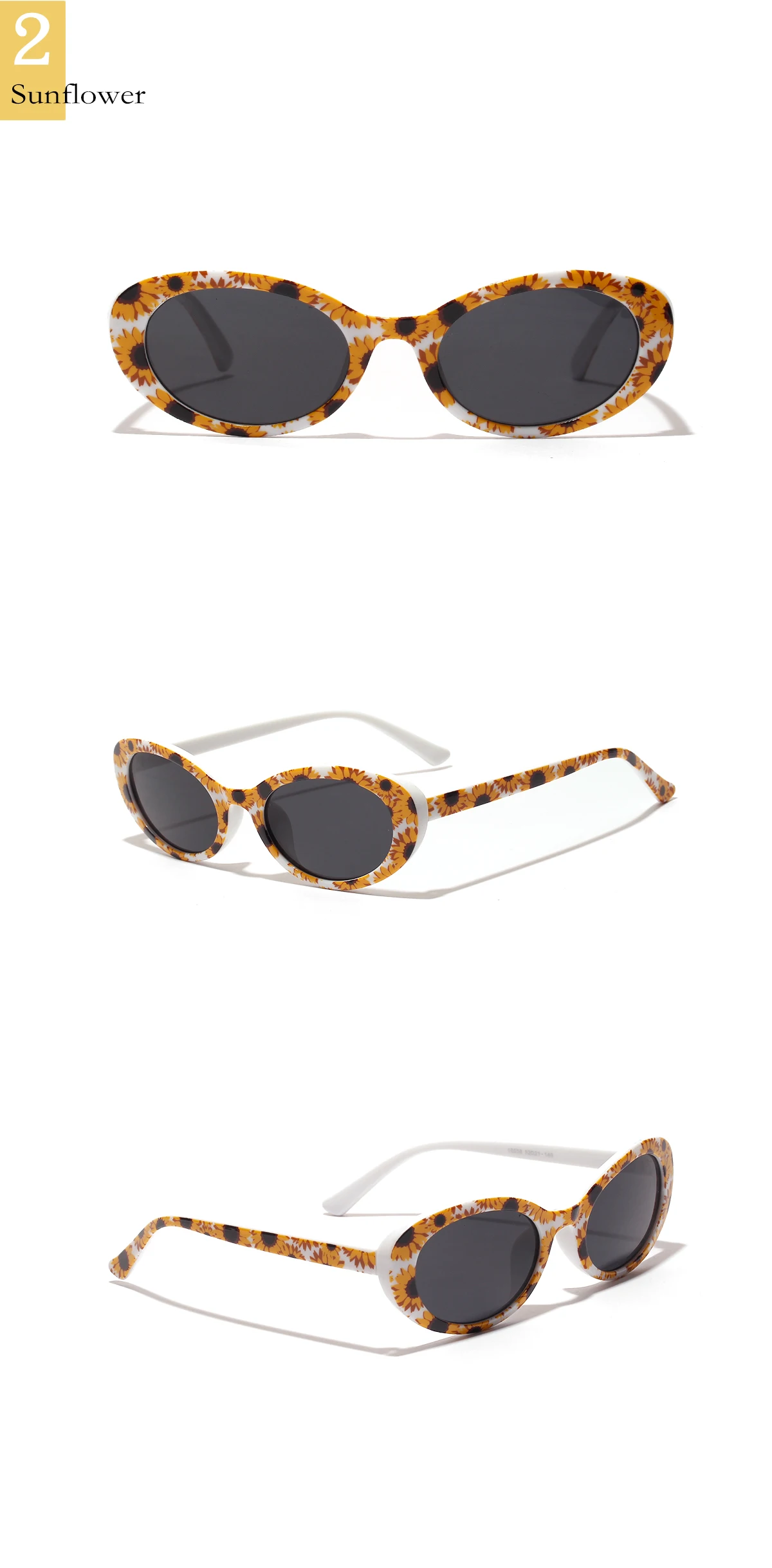 Perdurable Fashion Colorful Personalized Vintage Sunglasses