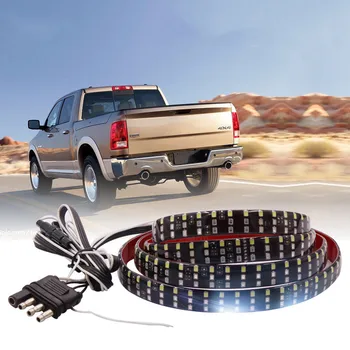 

For Ford Toyota 60'' Truck Tailgate Led Strip Light Bar Triple Row Reverse Taillight Brake Stop Turn Signal for GMC Chevrolet
