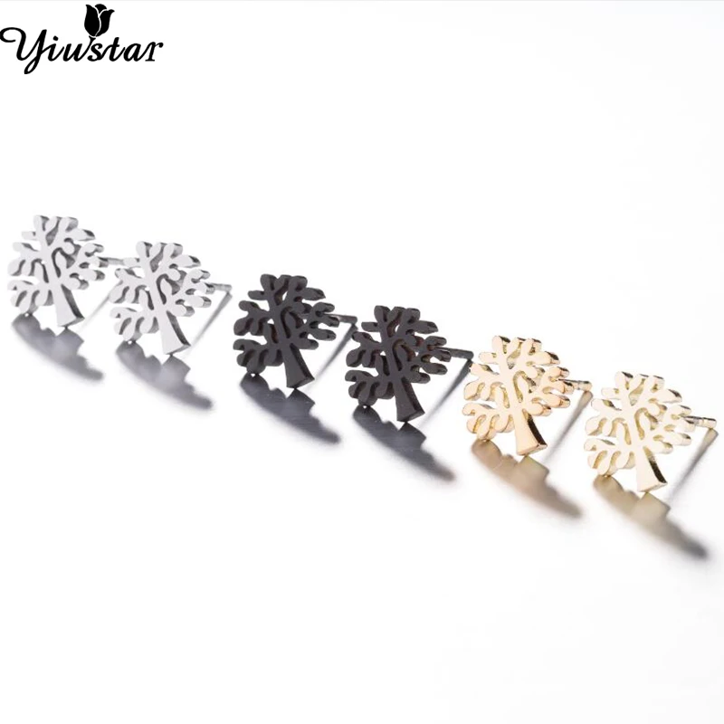 Yiustar милые офисные серьги в стиле панк ювелирные изделия Boho черные