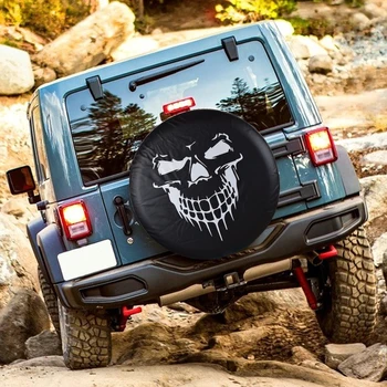 

14" 15" 16" 17" Inch PVC Leather Spare Tire Cover Case Bag Pouch Protector For Jeep Liberty Gladiator J12 Wrangler