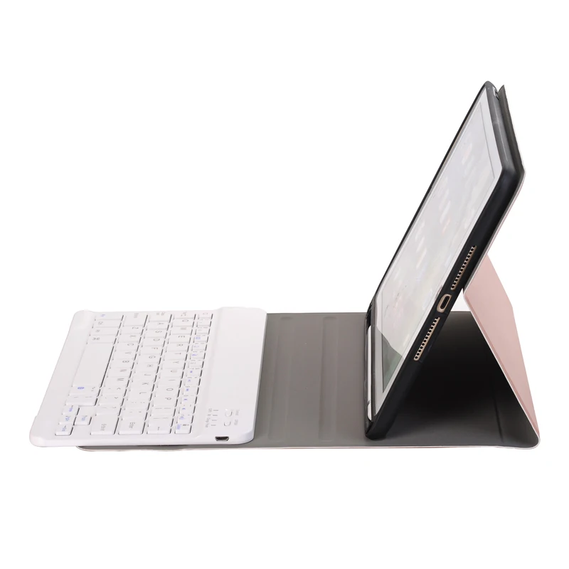 Кожаный чехол с Bluetooth клавиатурой для iPad 2018/2017 9 7 дюйма Pro Air 2 Русская Иврит