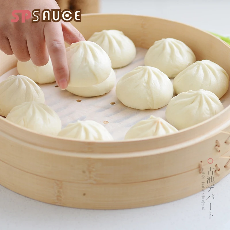 Japan Sp Sauce Disposable Family Use Steamer Paper Steam Steamed Stuffed Bun Pad Of Paper No Paste Waterproof 50 Nervous Decorating Tip Sets Aliexpress