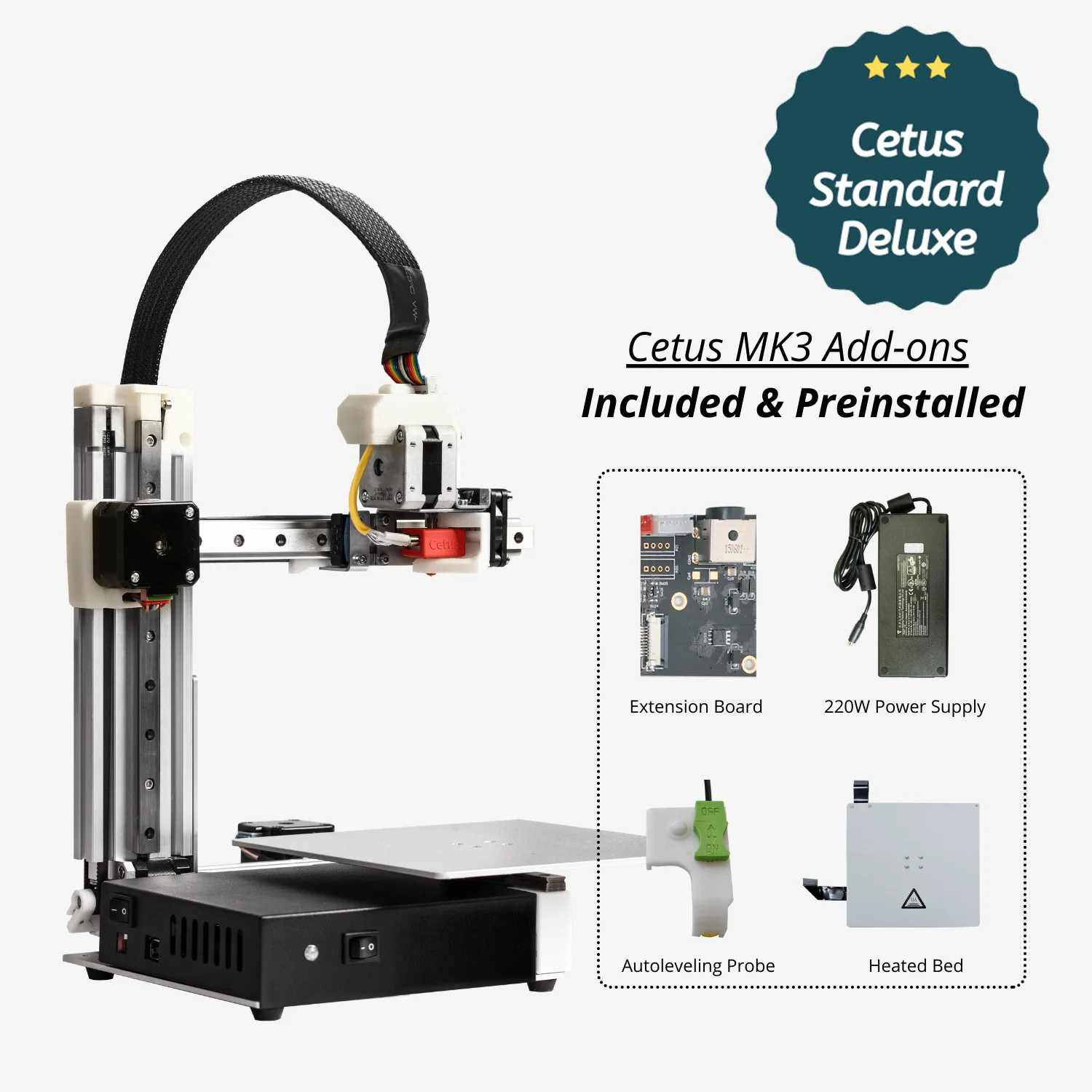 Tiertime MK3 Стандартный 3d принтер Делюкс - Цвет: MK3 Standard Deluxe