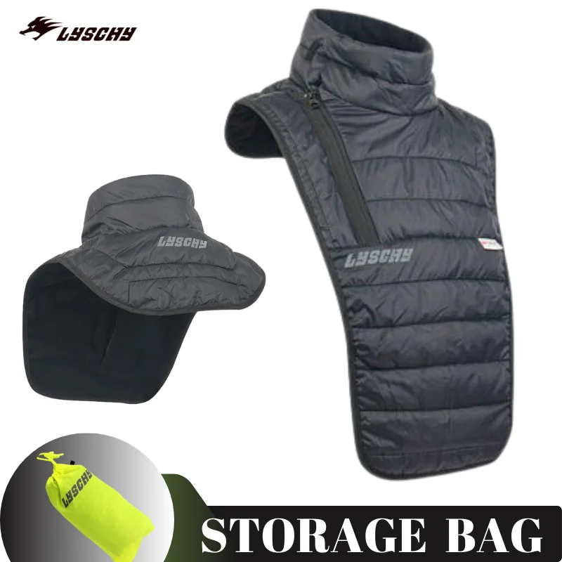 Lyschy Winter Scarf Balaclava Extended Motorcycle Ski Neck Men Ski Mask