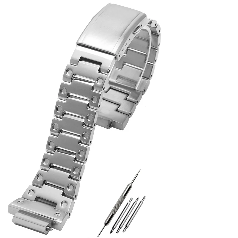 Stainless Steel Watchband with Bezel