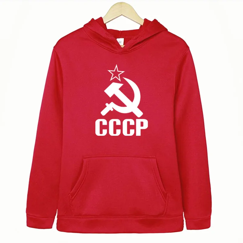 CCCP российский СССР спортивный костюм, мужское термобелье, комплекты спортивной одежды, флисовое плотное худи+ штаны спортивный костюм Masculino - Color: red 2