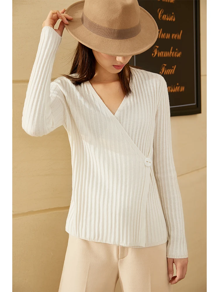 Amii Minimalism French Style Fashion Sweaters For