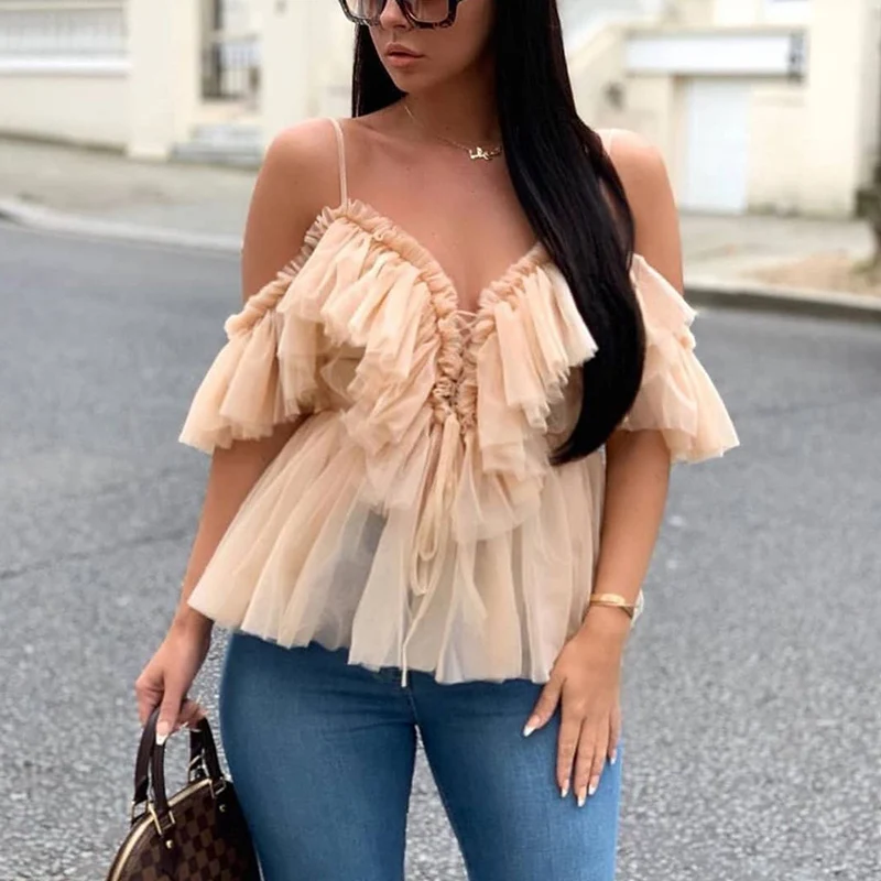 backless peplum top