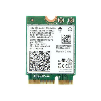 

WIFI+BT5.0 Network Card 1730Mbps 2.4Ghz / 5Ghz Accessory Dual-band For Intel 9560NGW