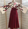 Kimono Sakura Girl Japanese Style Floral Print Vintage Dress Woman Oriental Camellia Love Costume Haori Yukata Asian Clothes ► Photo 1/5