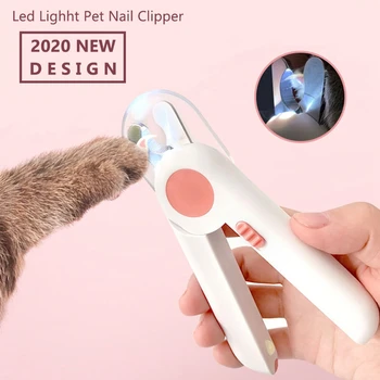 

Cat Nail Clipper Professionals Led Light Pet Nail Clipper Cutter Stainless Steel Grooming Scissors Clippers Claw Nail Scissors