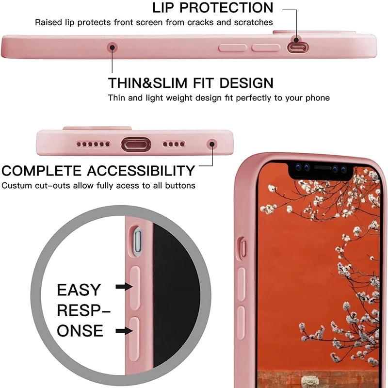Luxury Right Angle Liquid Soft Silica Gel Phone Case For Xiaomi Redmi 11 Pro Ultra Lite 11X 10T 11I Candy Color Protection Cover