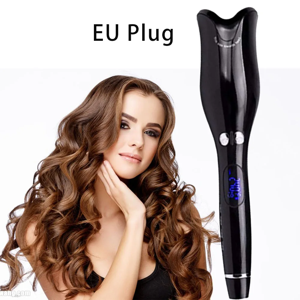EU Plug Biutee многофункциональные ЖК-Автоматические щипцы для завивки волос профессиональные инструменты для завивки волос бигуди палочка для завивки вьющиеся волосы - Цвет: EU Plug