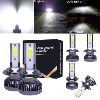 

2PCS Vehicle MINI H7 LED Headlight Bulbs Conversion Kit 48000LM 6000K Car Accessories Auto Flash Car Fog Light