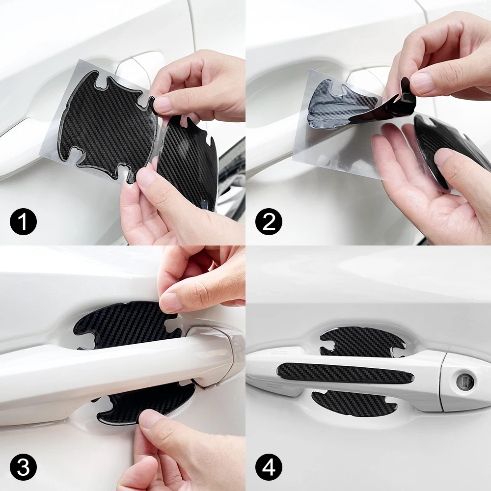 Car Door Handle Stickers - Auto Accessories