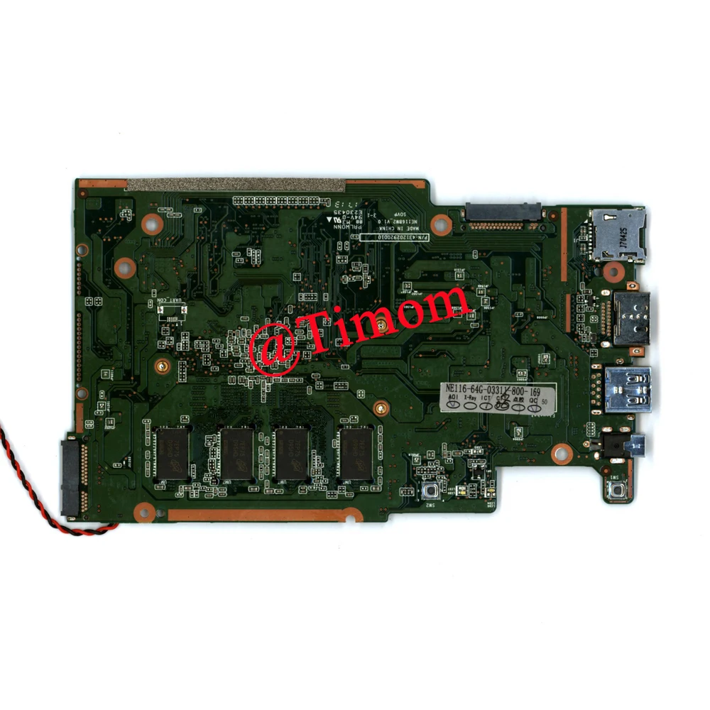 Fru pn 5b20m53629 para Ideapad 110s11ibr 80wg Lenovo Original 100% Testado Notebook Placa-mãe Cpu N3060 4g 64g Placa-mãe para notebook - Imagem 2