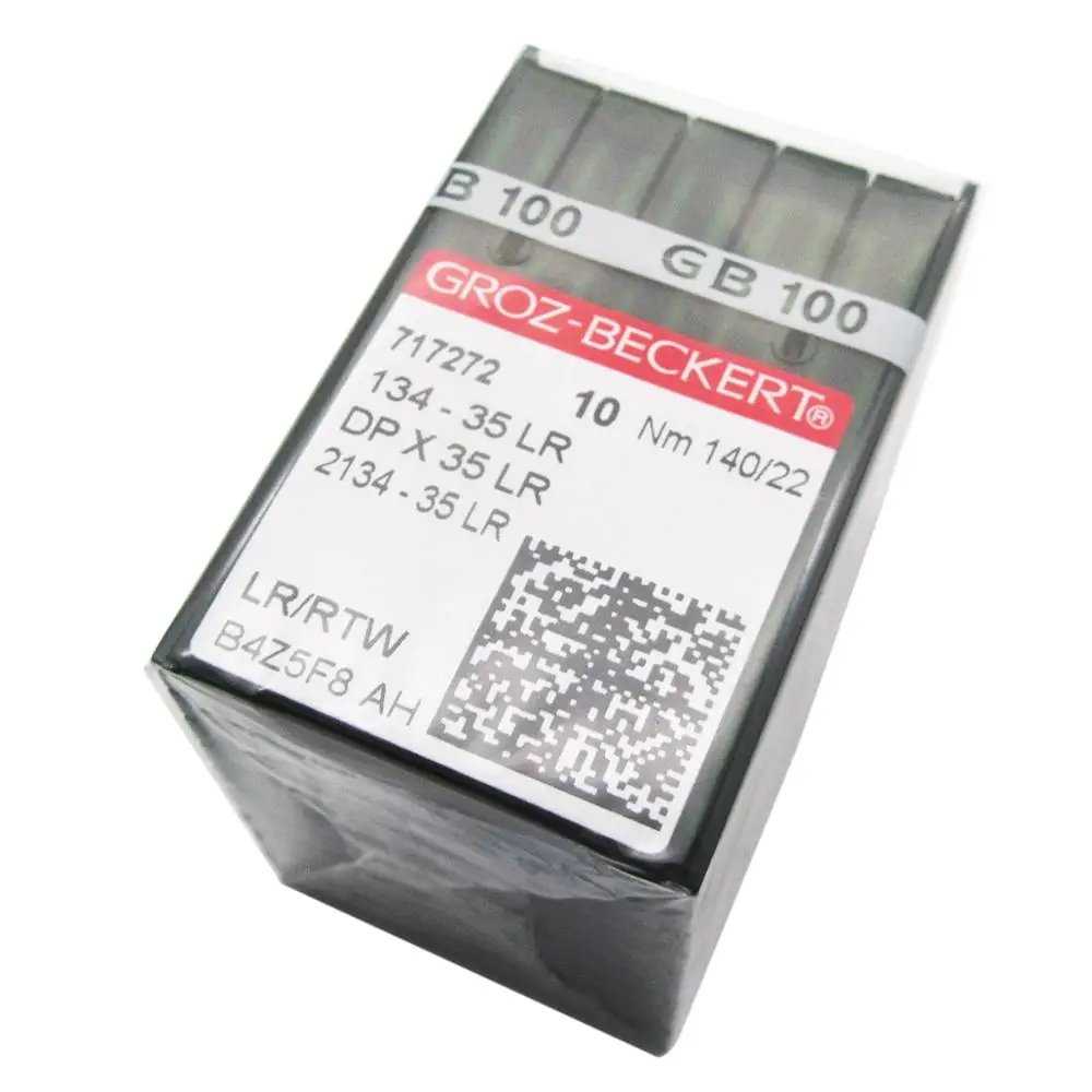 100 Groz-Beckert 134-35LR, DPX35LR кожаные швейные иглы подходят для PFAFF& ADLER