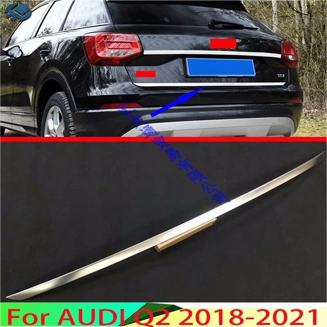 Für AUDI Q2 2018-2021 Auto Zubehör edelstahl Schwanz Tor Tür