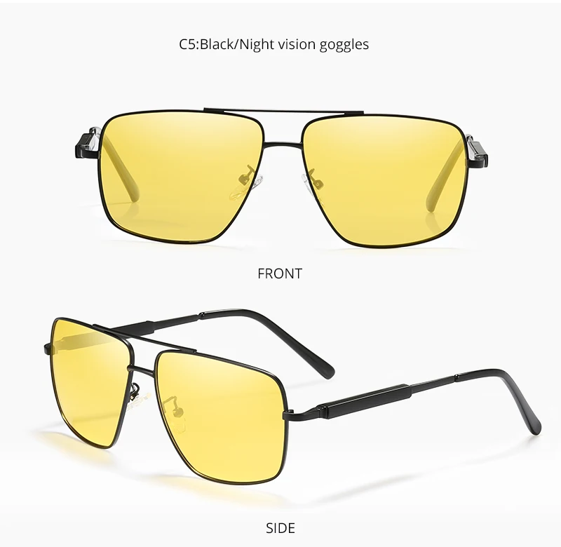 KDEAM, мужские поляризованные солнцезащитные очки, для улицы, ночное видение, для вождения, солнцезащитные очки, для рыбалки, очки, Новинка, CE