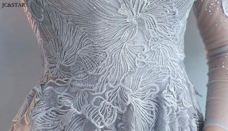 Robe de demoiseur d'honneur pour mariage новые кружевные платья трапециевидной формы с длинным рукавом розового, серебристого и синего цвета для подружек невесты длинные платья vestidos de invit