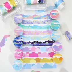 Ins – ruban adhésif Washi coloré, nuage, étoile, décoratif, pour Album Photo, dessin de scène, pour bricolage, coupe profilée, 5m 