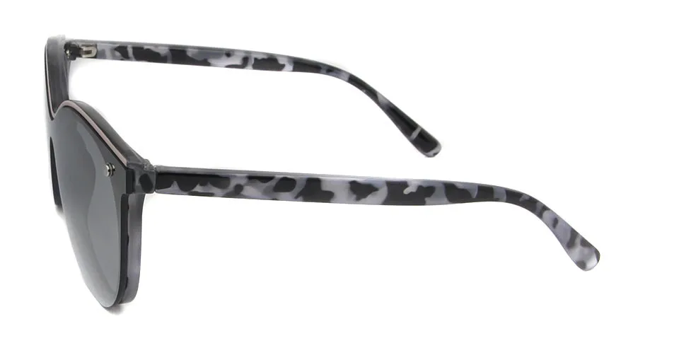 Зеркальные женские солнцезащитные очки модные женские винтажные брендовые дизайнерские солнцезащитные очки «кошачий глаз» Солнцезащитные очки женские оттенки женские Uv400 Oculos