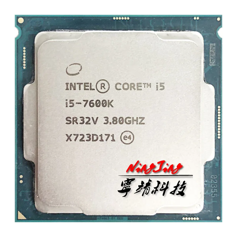 Процессор Intel Core 7600 i5, 1151 K, 3,8 ГГц, четырехъядерный процессор с четырехъядерным процессором, 6 м, 91 Вт, LGA