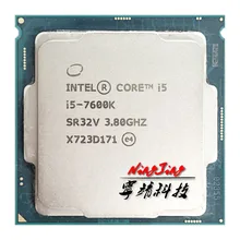 Процессор Intel Core 7600 i5, 1151 K, 3,8 ГГц, четырехъядерный процессор с четырехъядерным процессором, 6 м, 91 Вт, LGA