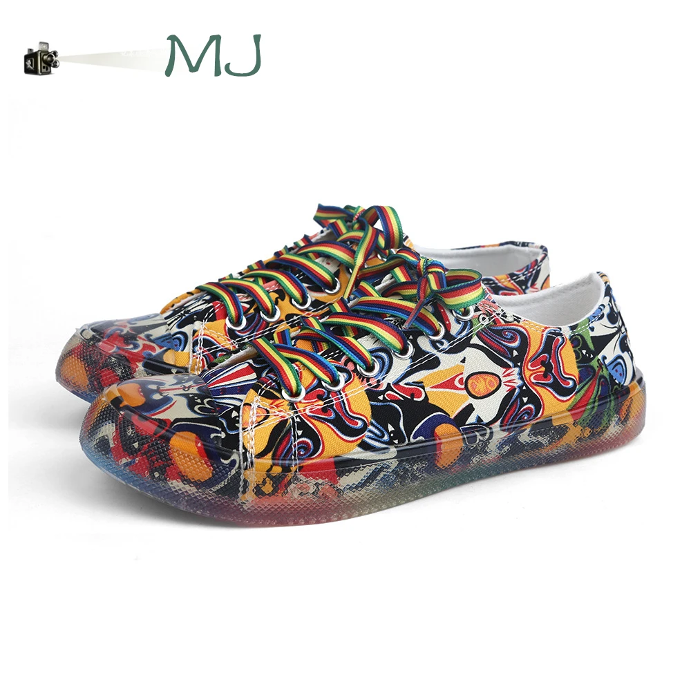 

Global Exclusive Women's Flat Shoes MJ Facebook Series Casual Fashion Women's Shoes New Students Jelly Vulcanized Sports Shoes