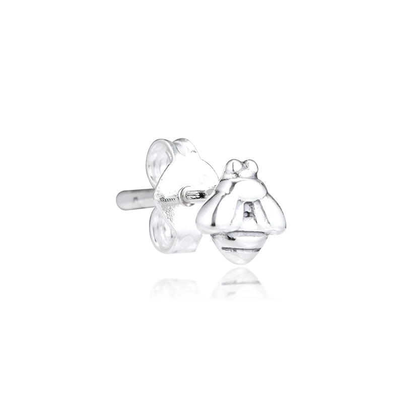 

CKK My Bumblebee Single Stud Earrings Pendientes Kolczyki Aretes de Mujer Earing For Women 925 Sterling Silver Jewelry