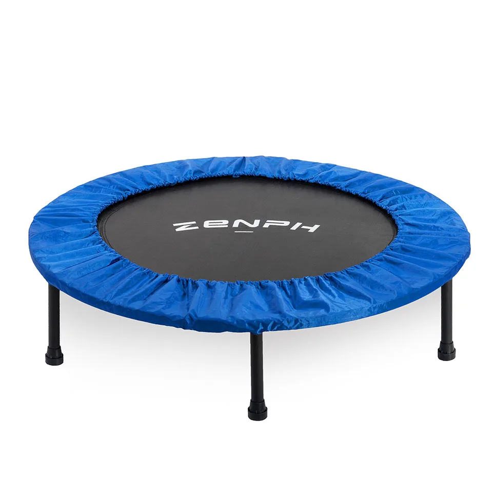 

Zenph Muted Round Trampoline Kids Indoor Entertainment Tool Adult Fitness Workout Stability Training 40-inch Foldable Trampoline