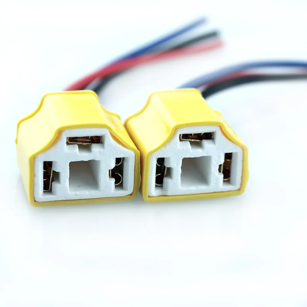 H4 USB держатель лампы Автомобильный светодиодный светильник база электрический разъем реле 3 керамический держатель лампы AP507 12 В