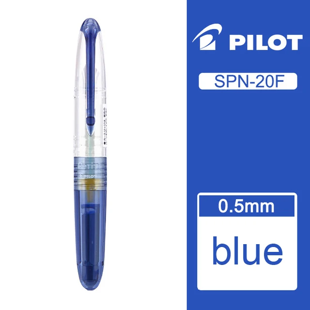 3 шт./партия перьевая ручка F 0,5 Nib 8 цветов на выбор пилот SPN-20F офисные и школьные канцелярские принадлежности - Цвет: Синий