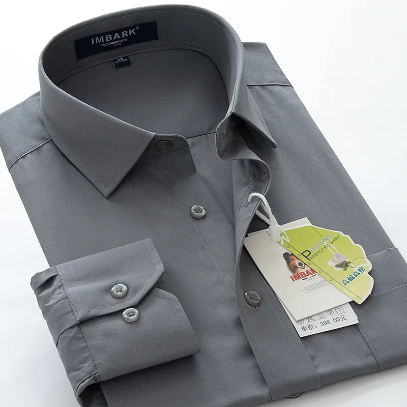 Shirt 10XL Long-Sleeved Business 7XL Mens Casual 8XL BAO 9XL 6XL SHAN Loose Professional