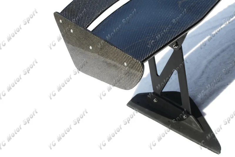2001-2007  Mitsubishi Evolution 7-9 Voltex Type5 Style Trunk Spoiler GT Wing 1700mm CF with 29mm Aluminum Stands (9)