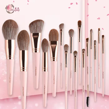 

Flower Necklace 16 Makeup Brush Set Face Powder Eye Shadow Foundation Repair Beauty Industry Quick-Dry Ultra-Soft Send Storgage